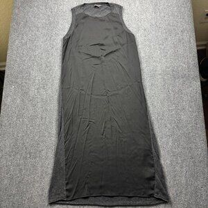 Saks Fifth Avenue Cashmere Wool Blend Sleeveless Midi Knit Dress Women's Medium